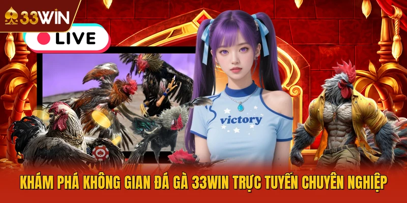 Khám phá không gian đá gà 33WIN trực tuyến chuyên nghiệp